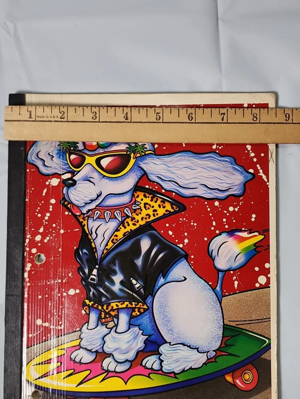 Vintage 1990 Lisa Frank Wireless Notebook Sydney Punk Poodle Stuart Hall USED